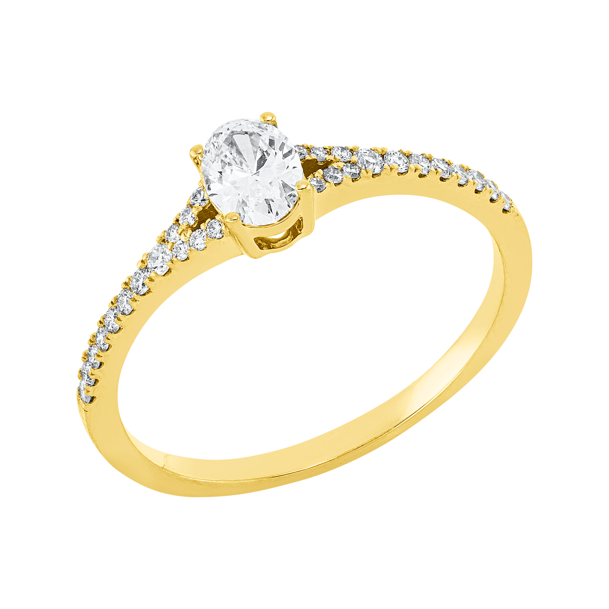 Ring 4er-Krappe 18 kt GG, GIA 6512908173