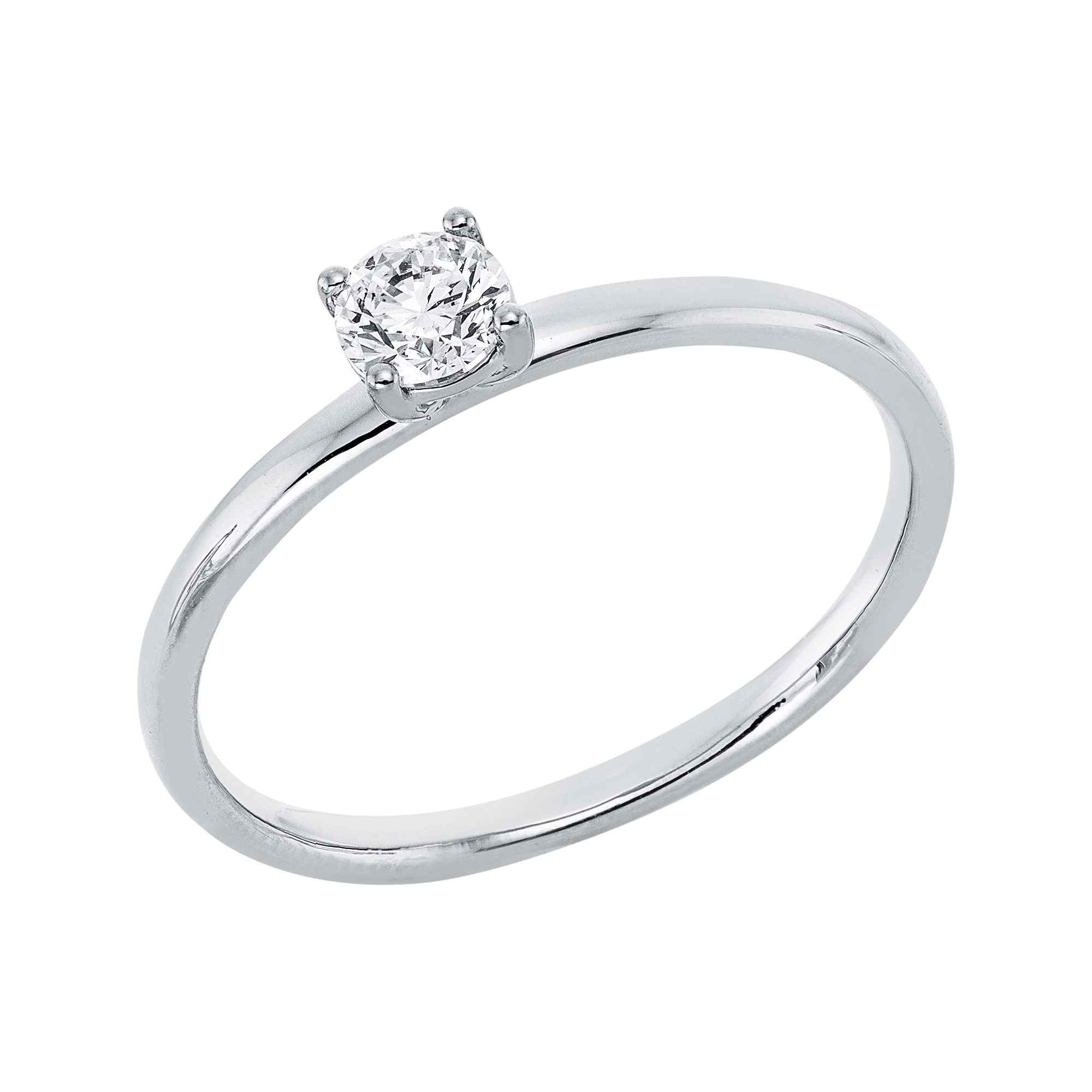 Ring 4er-Krappe 18 kt WG