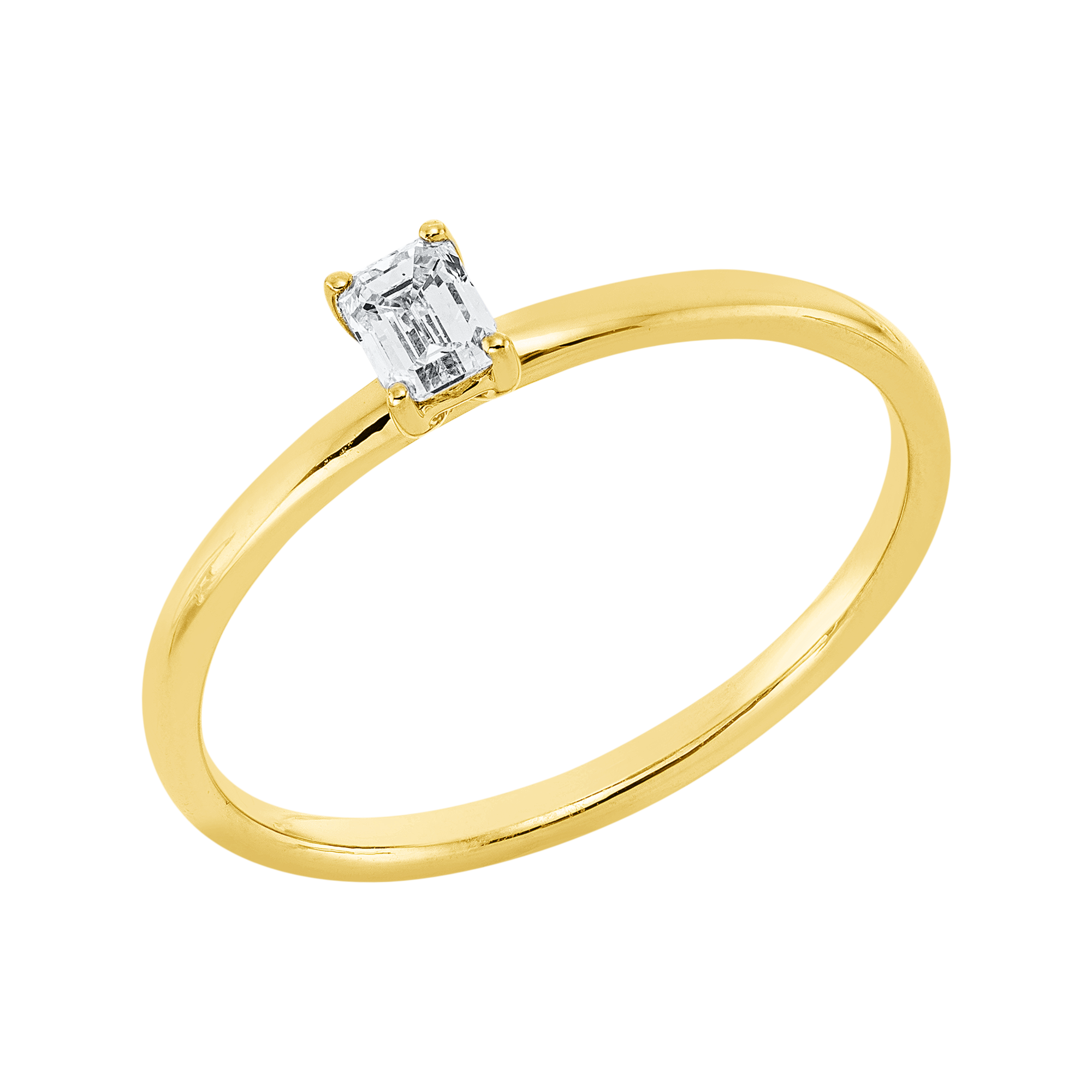 Ring 4er-Krappe 18 kt GG