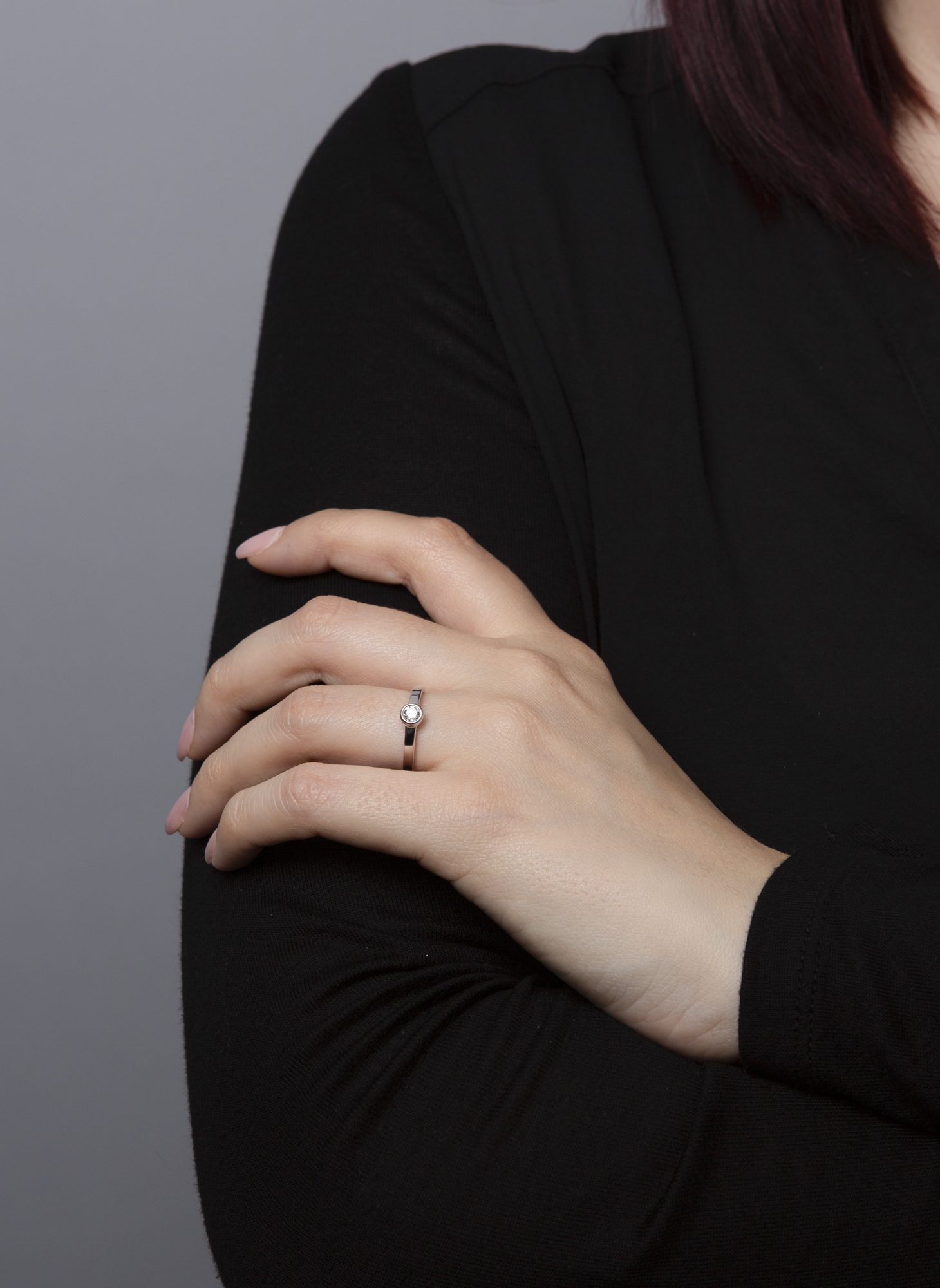 Ring Zarge 14 kt WG