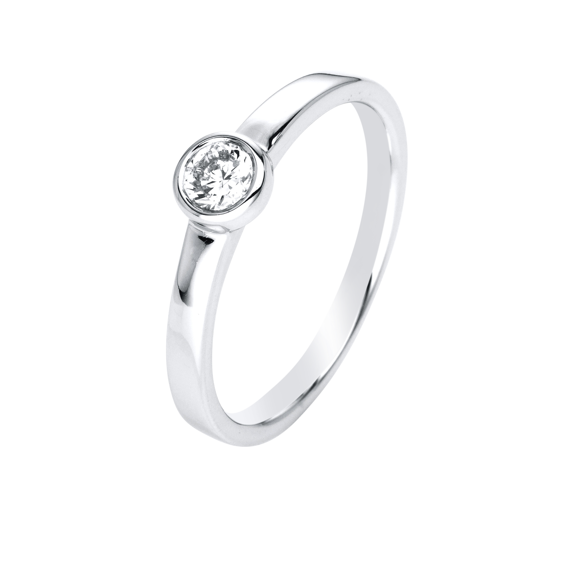Ring Zarge 14 kt WG