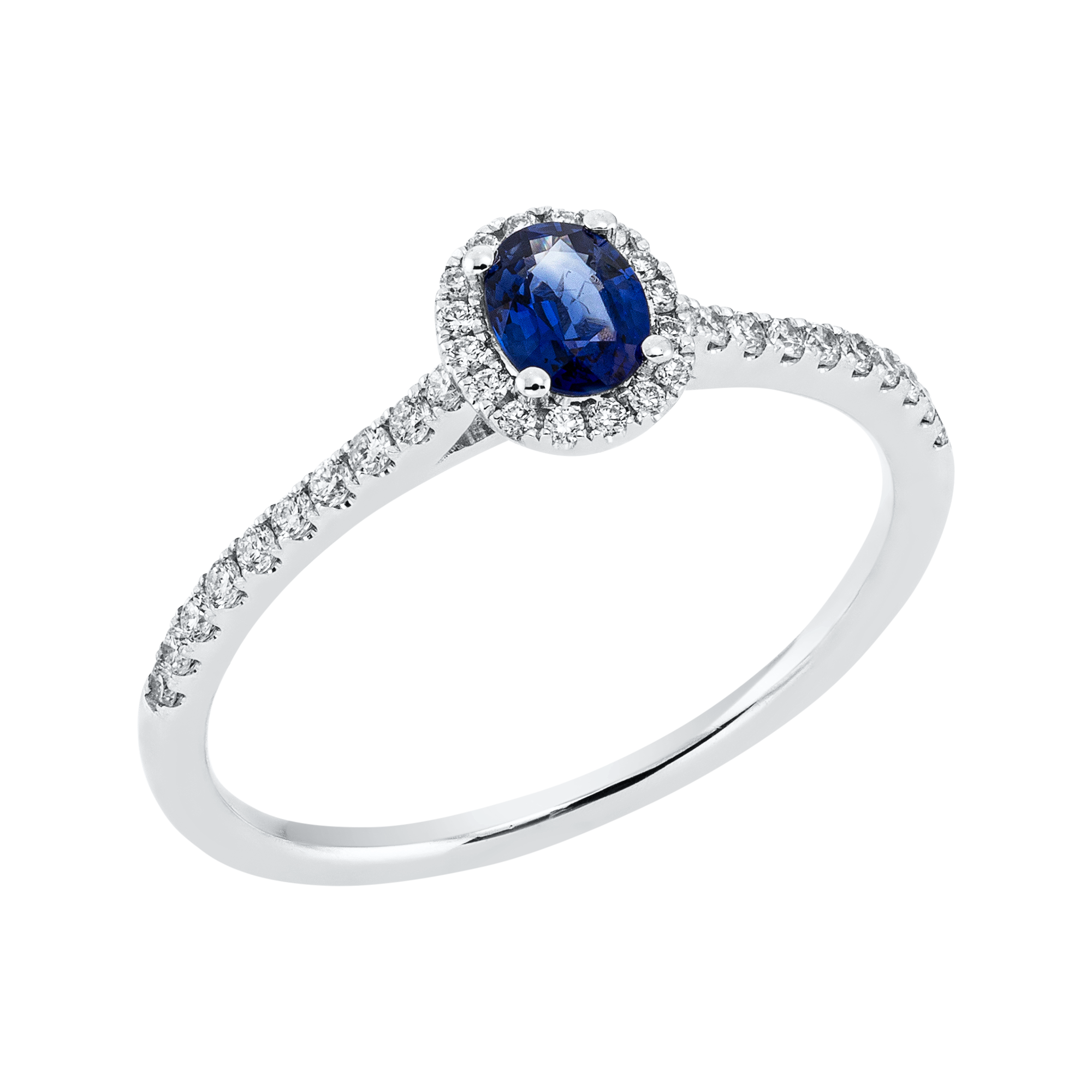 Ring 4er-Krappe 18 kt WG
