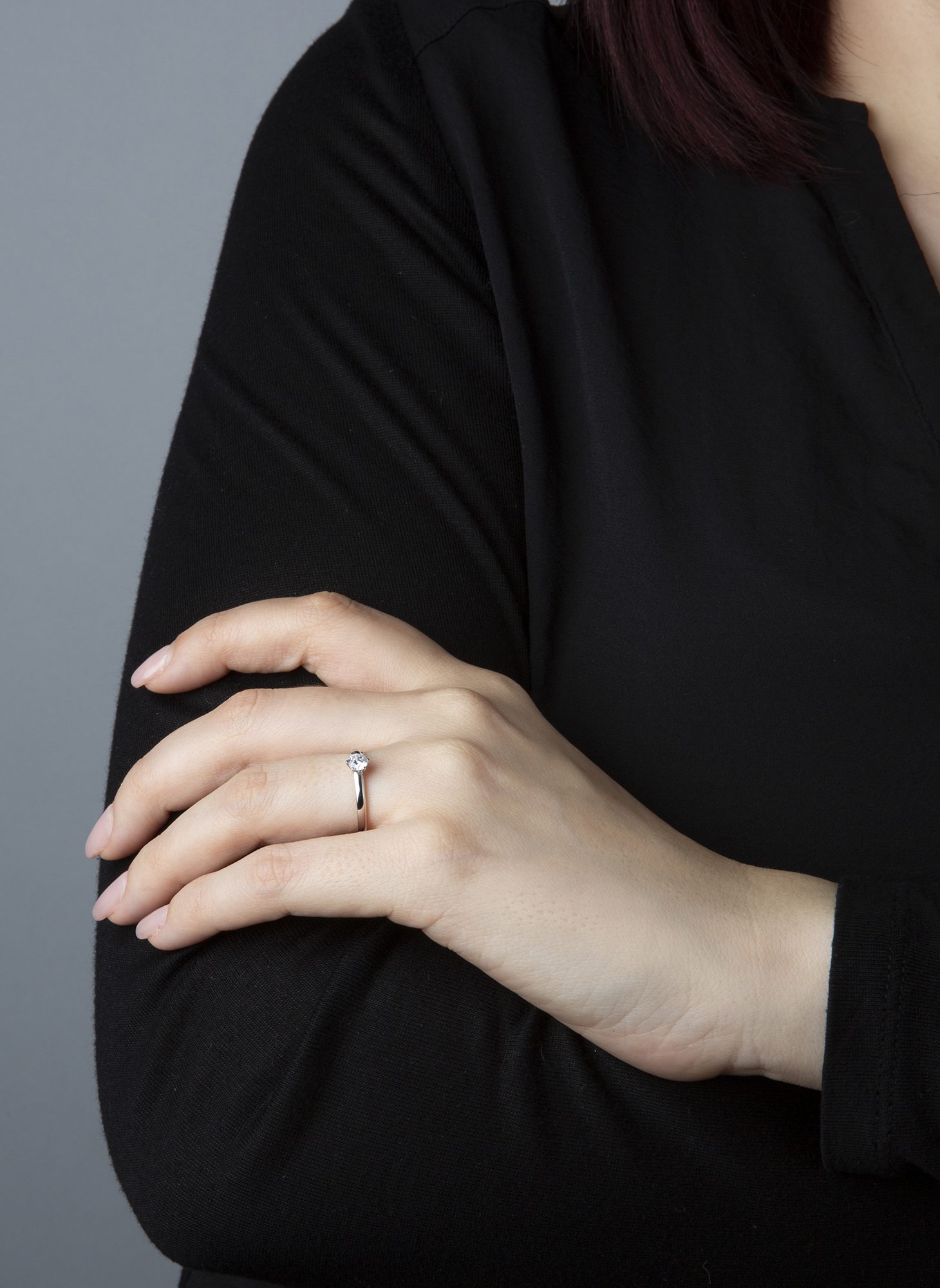 Ring 6er-Krappe 14 kt WG