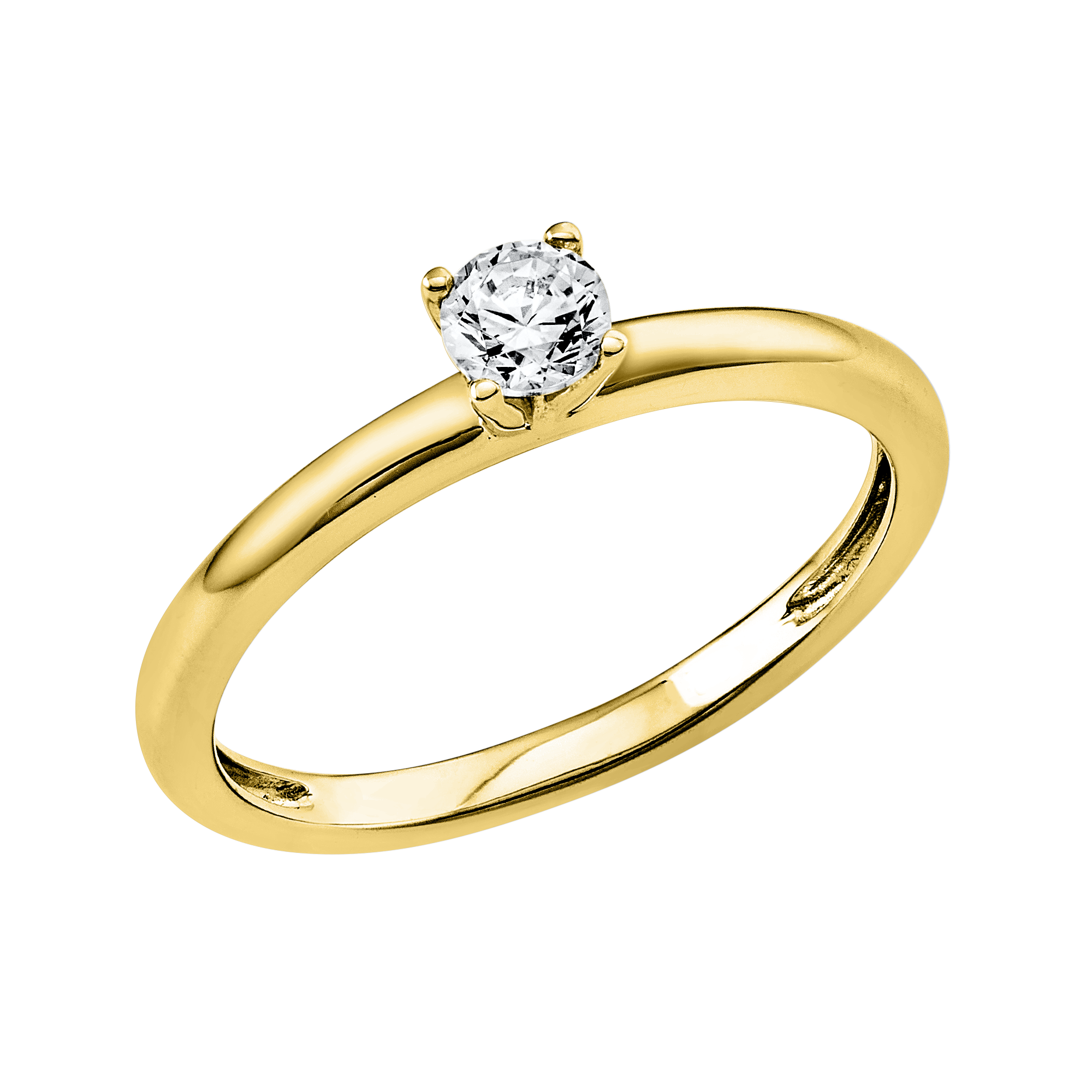 Ring 4er-Krappe 14 kt GG