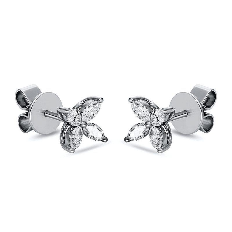 Ohrstecker 18 kt WG