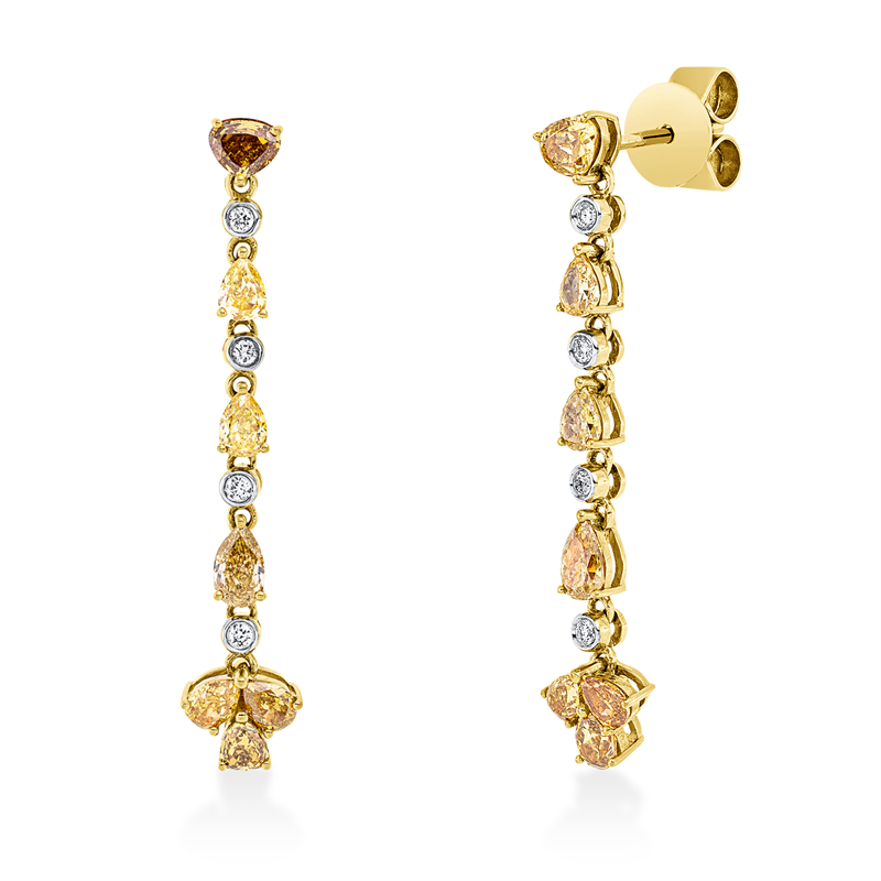 Ohrschmuck 18 kt GG+WG