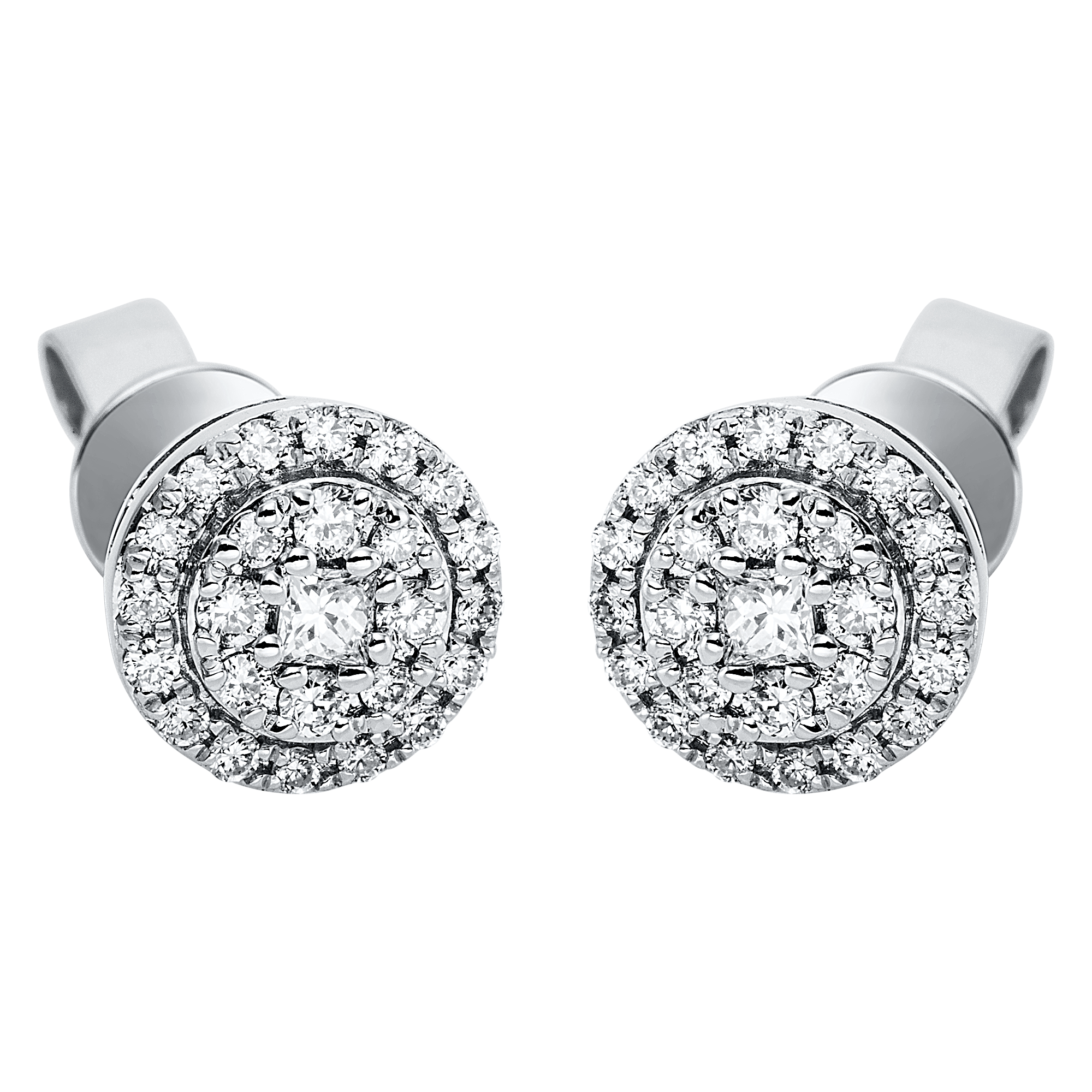 Ohrstecker 18 kt WG