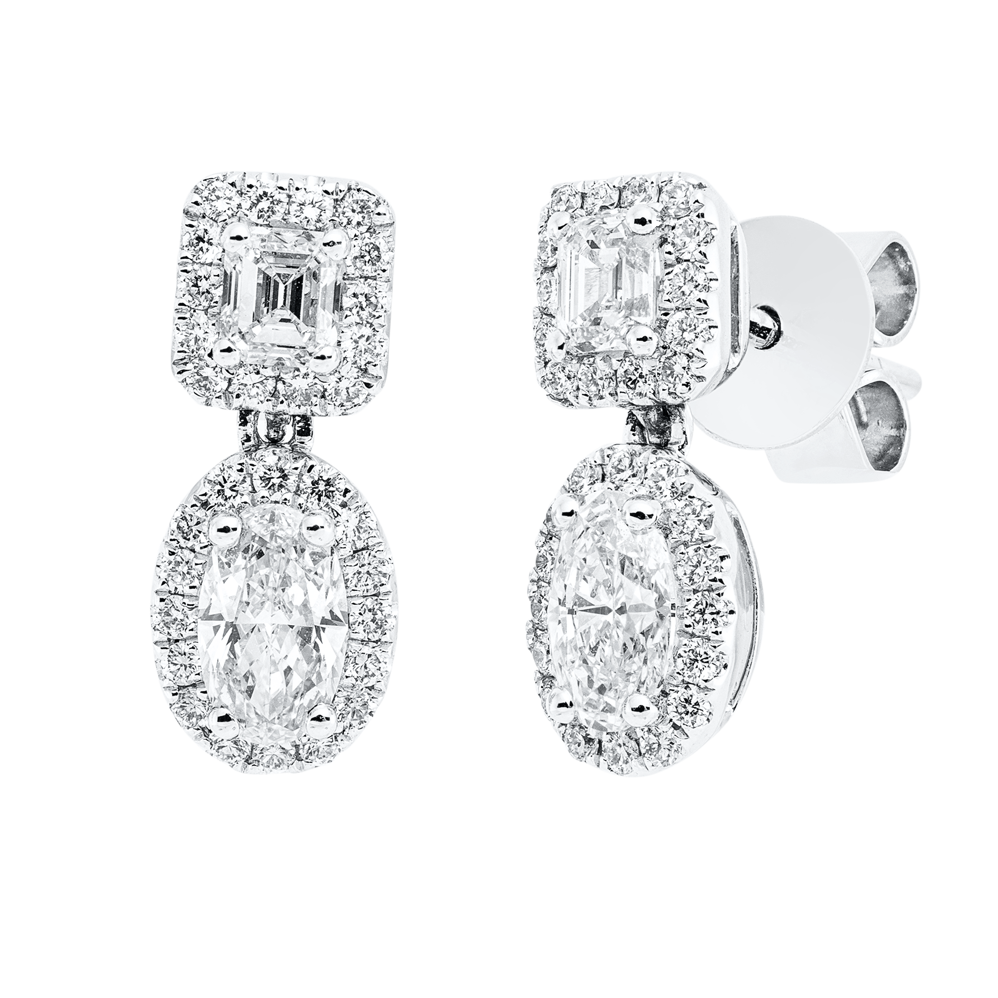 Ohrschmuck 18 kt WG