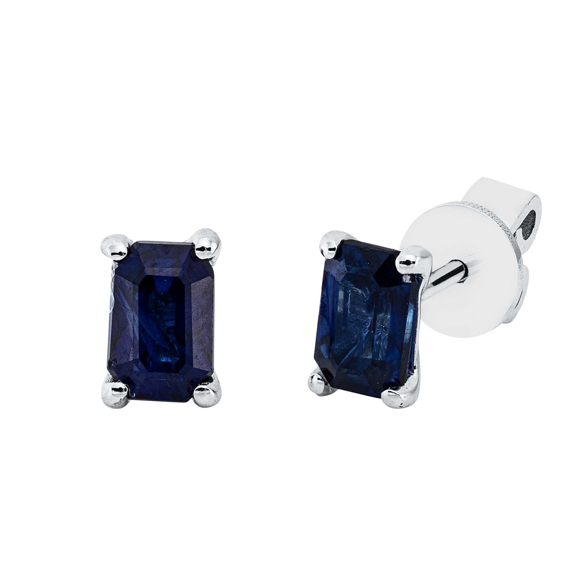 Ohrstecker 4er-Krappe 18 kt WG