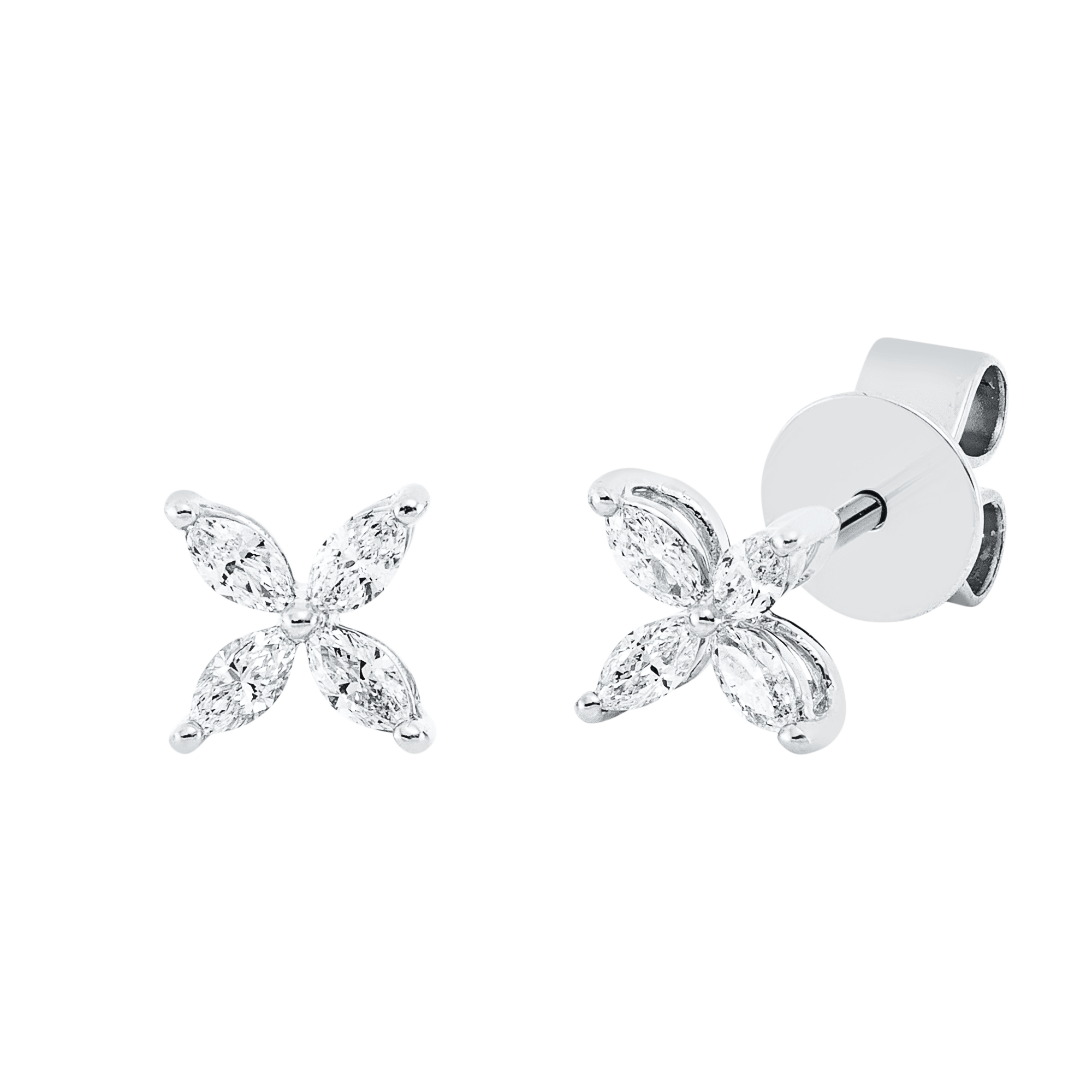 Ohrstecker 18 kt WG