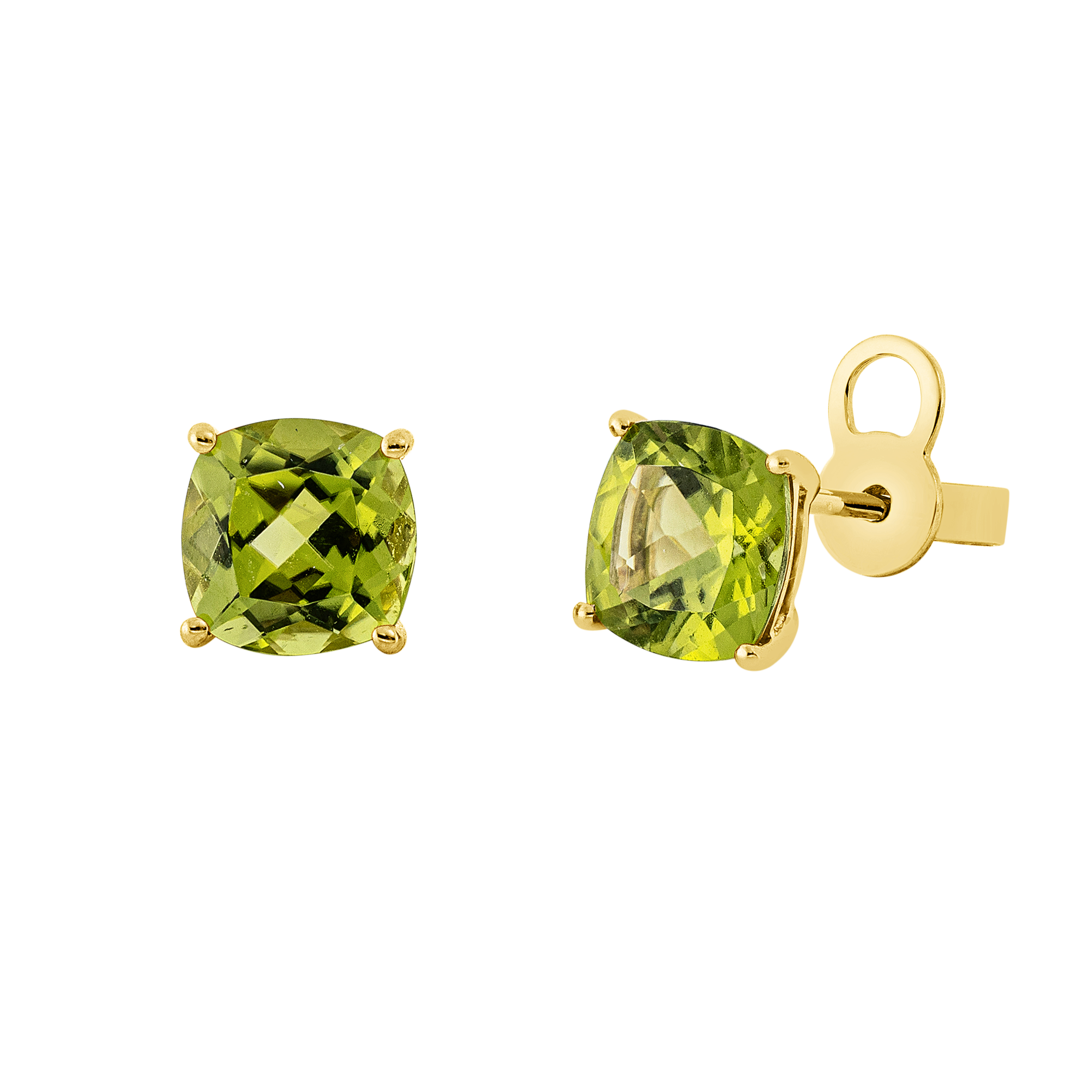 Ohrstecker 18 kt GG, Sicherheitsverschluss