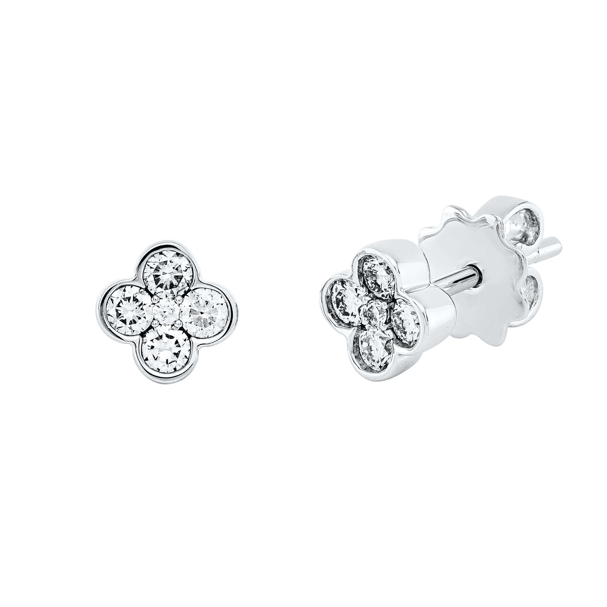 Ohrstecker 18 kt WG