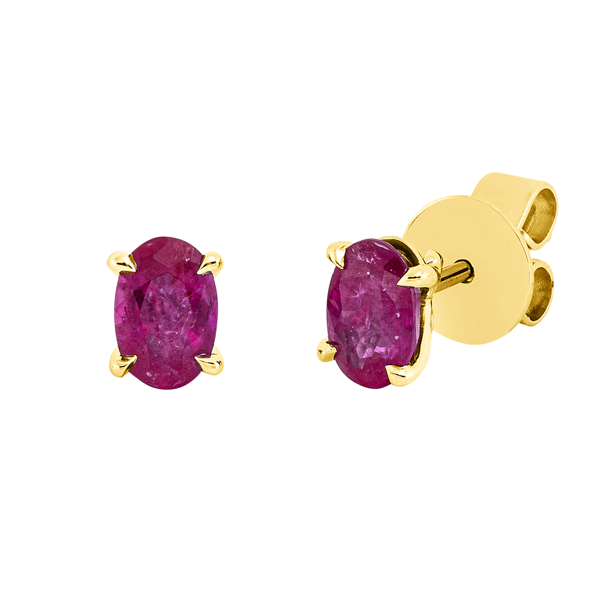 Ohrstecker 4er-Krappe 18 kt GG