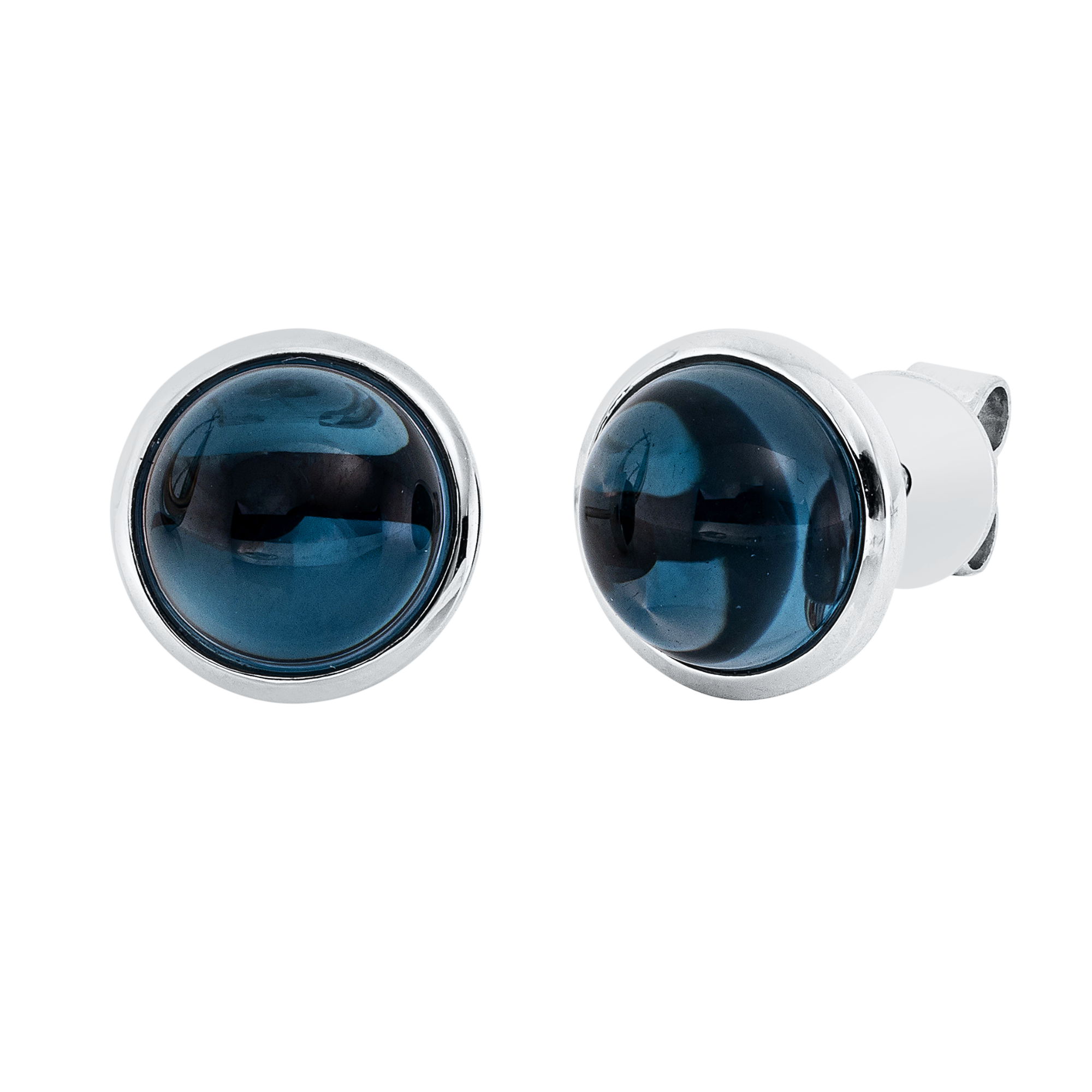 Ohrstecker Zarge 18 kt WG