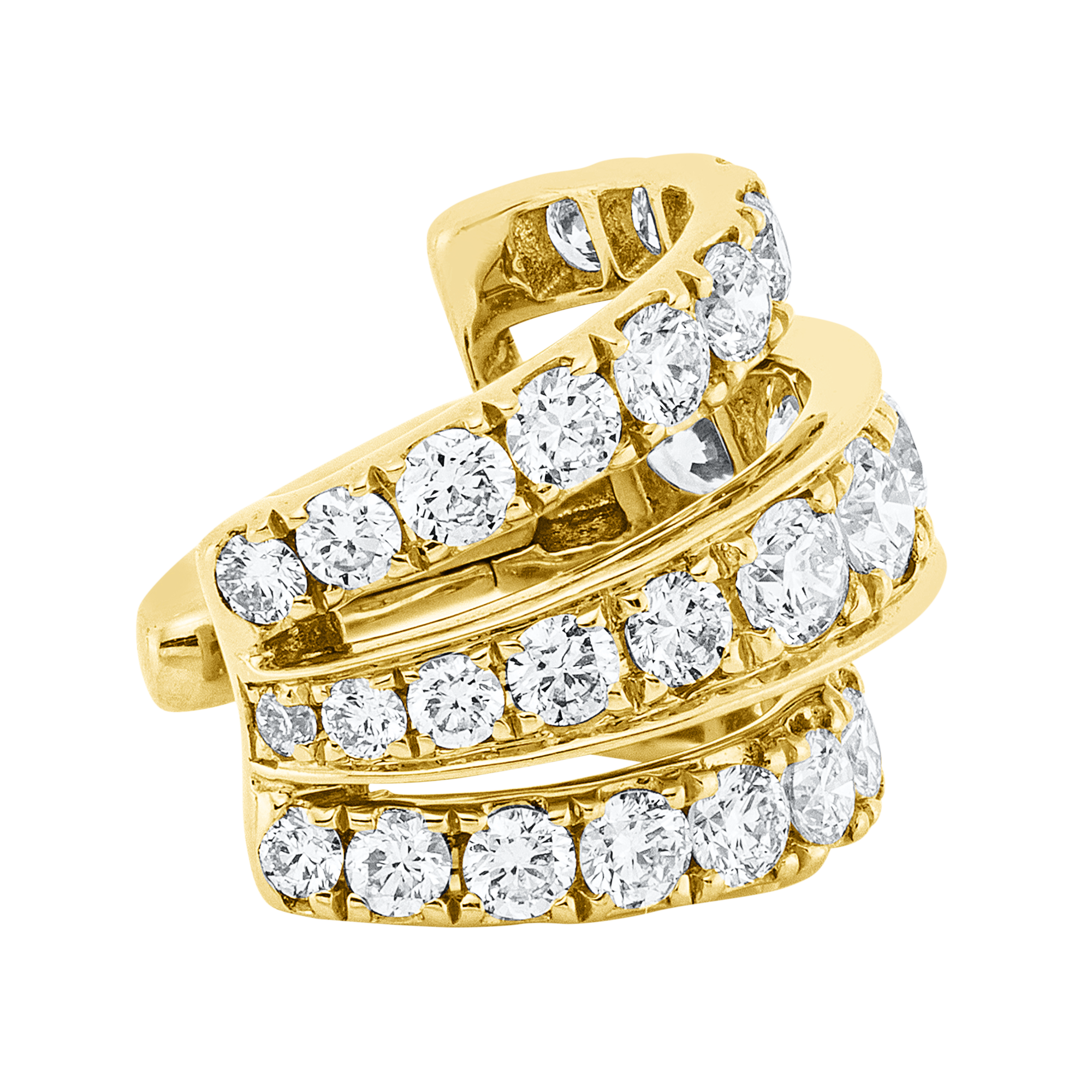 Ohrschmuck 18 kt GG, Ohrmanschette