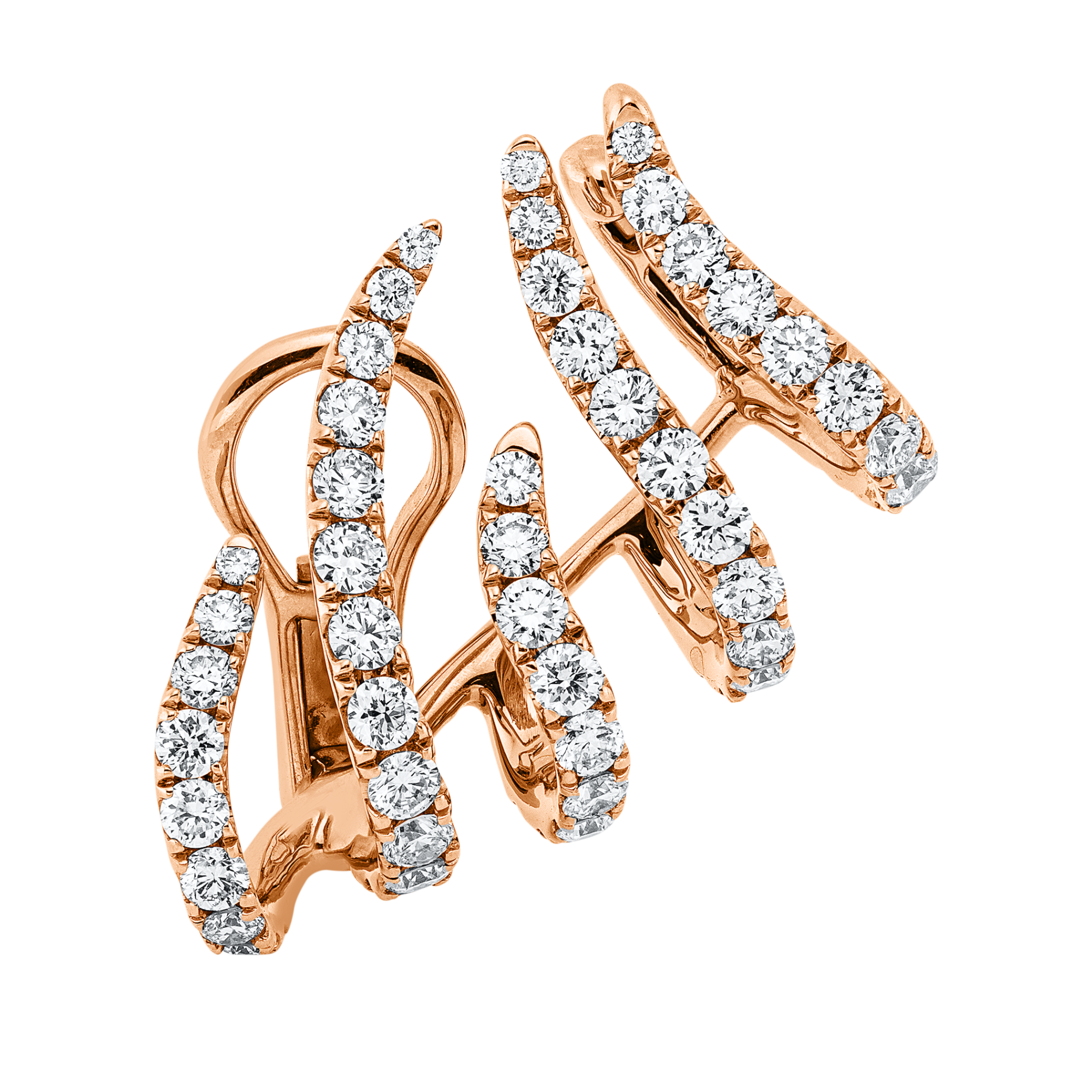 Ohrschmuck 18 kt RG, Ohrmanschette