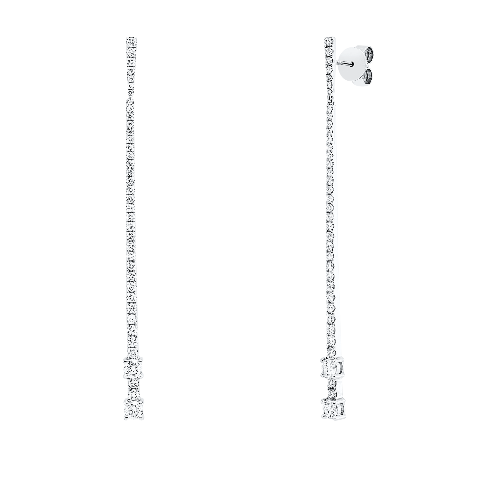 Ohrstecker 18 kt WG