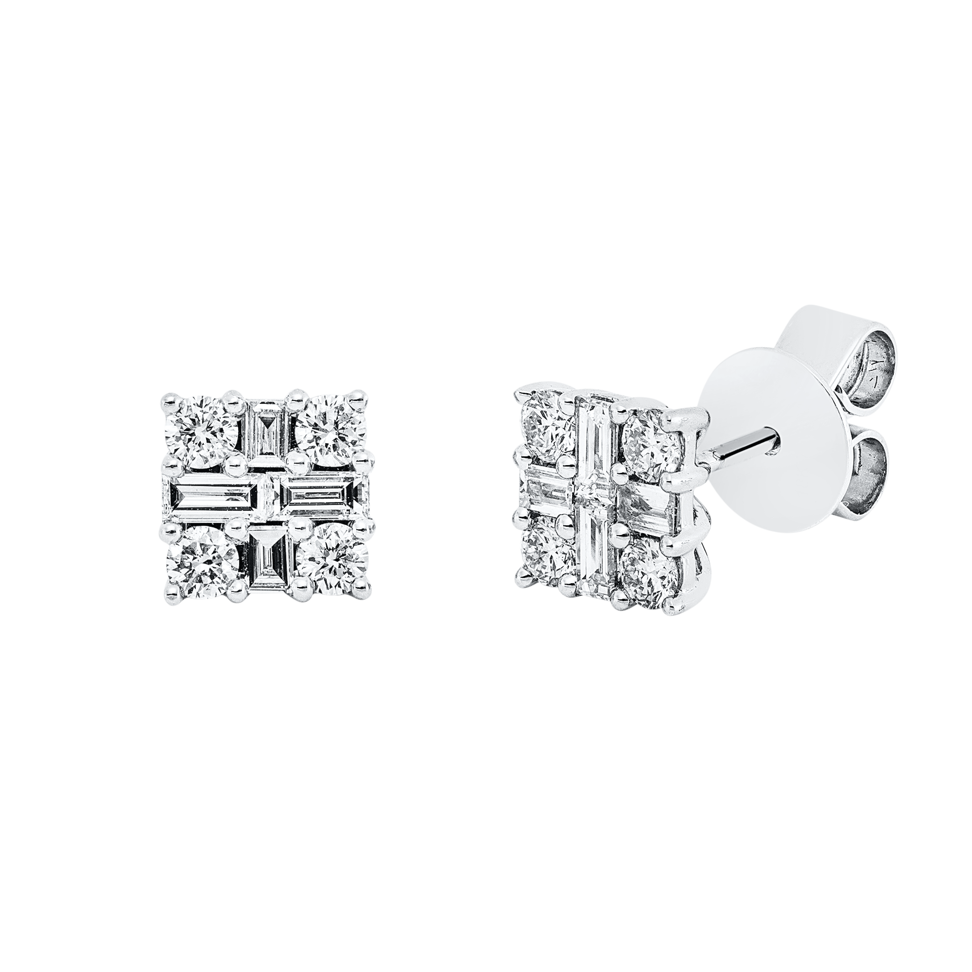 Ohrstecker 18 kt WG