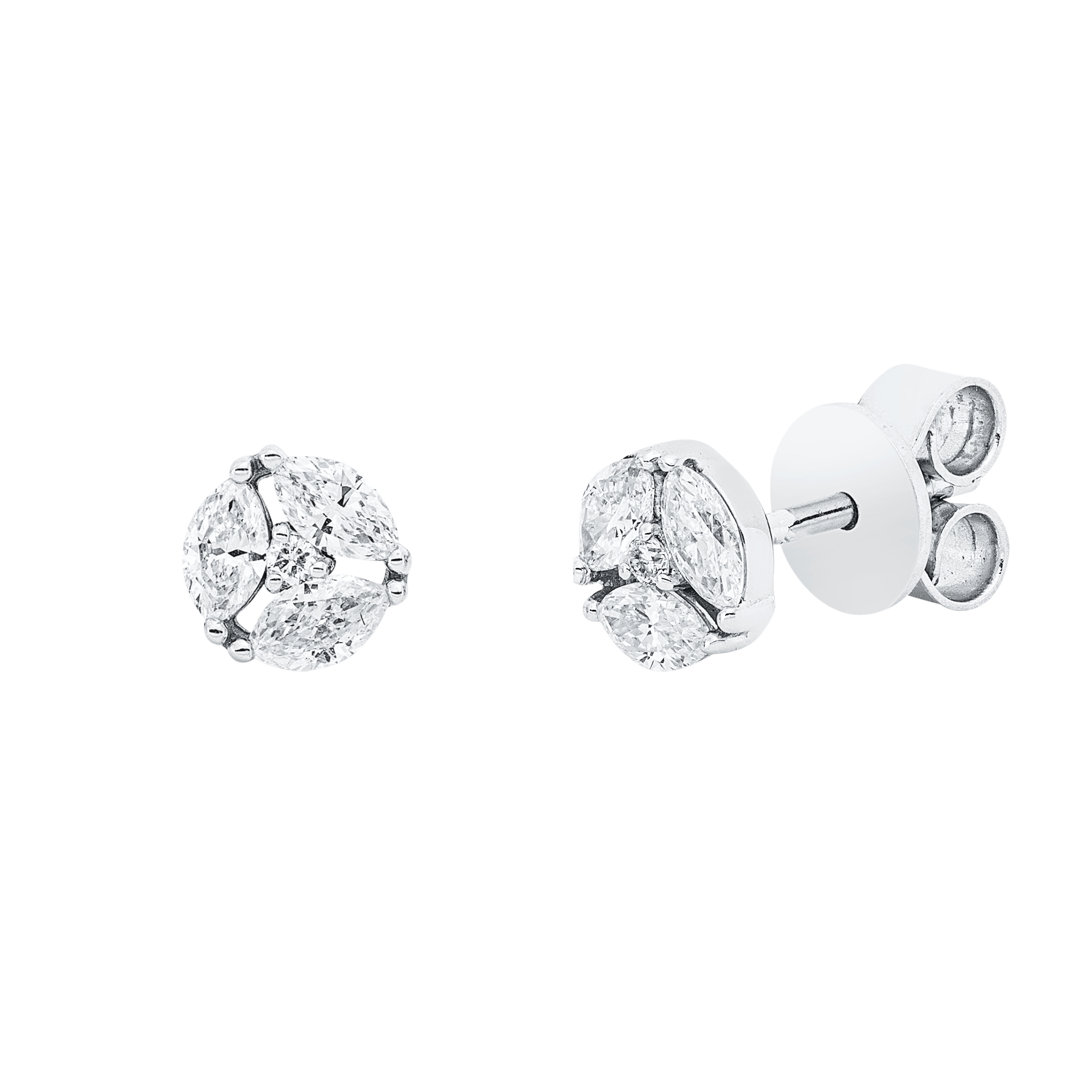 Ohrstecker 18 kt WG