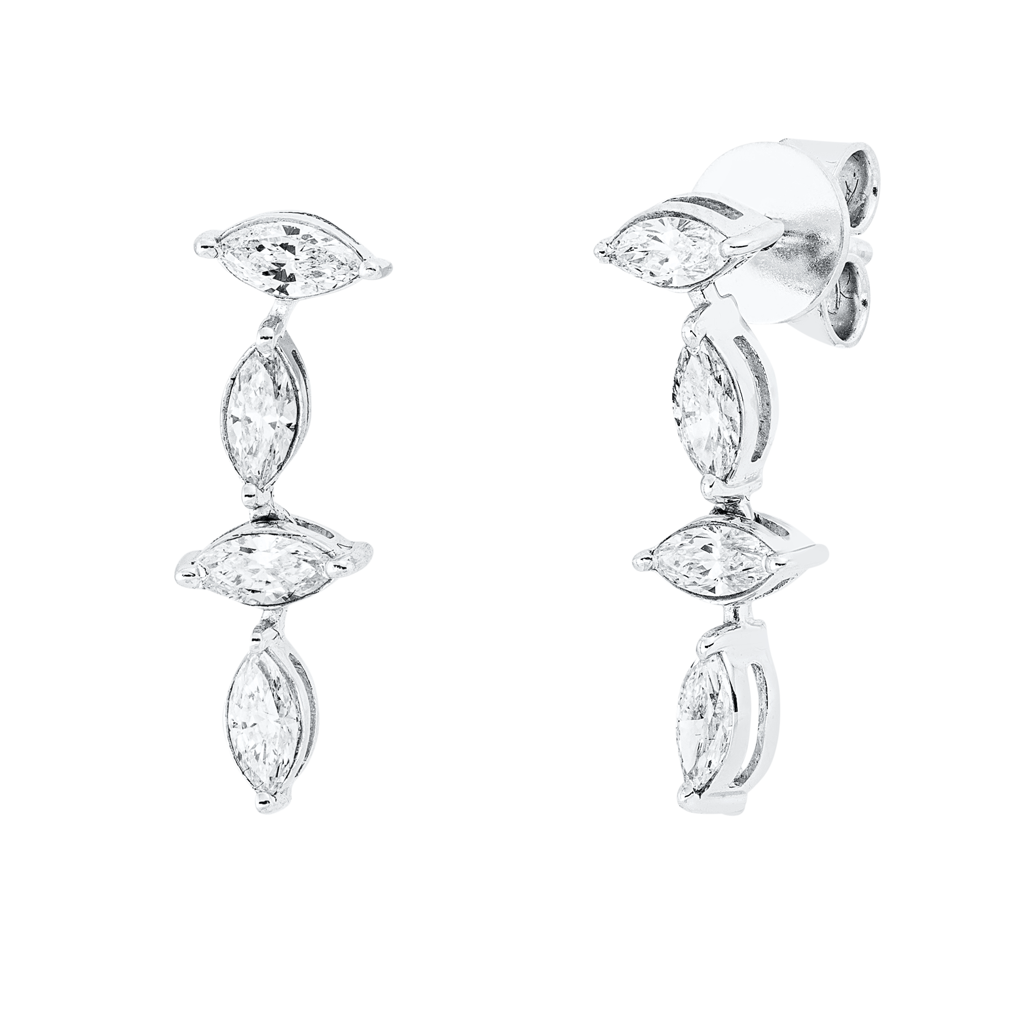 Ohrschmuck 18 kt WG