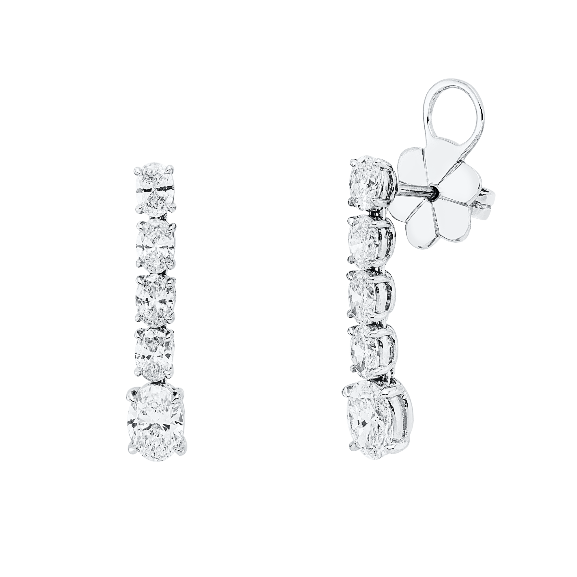 Ohrschmuck 18 kt WG, GIA2496151586, GIA6492151599