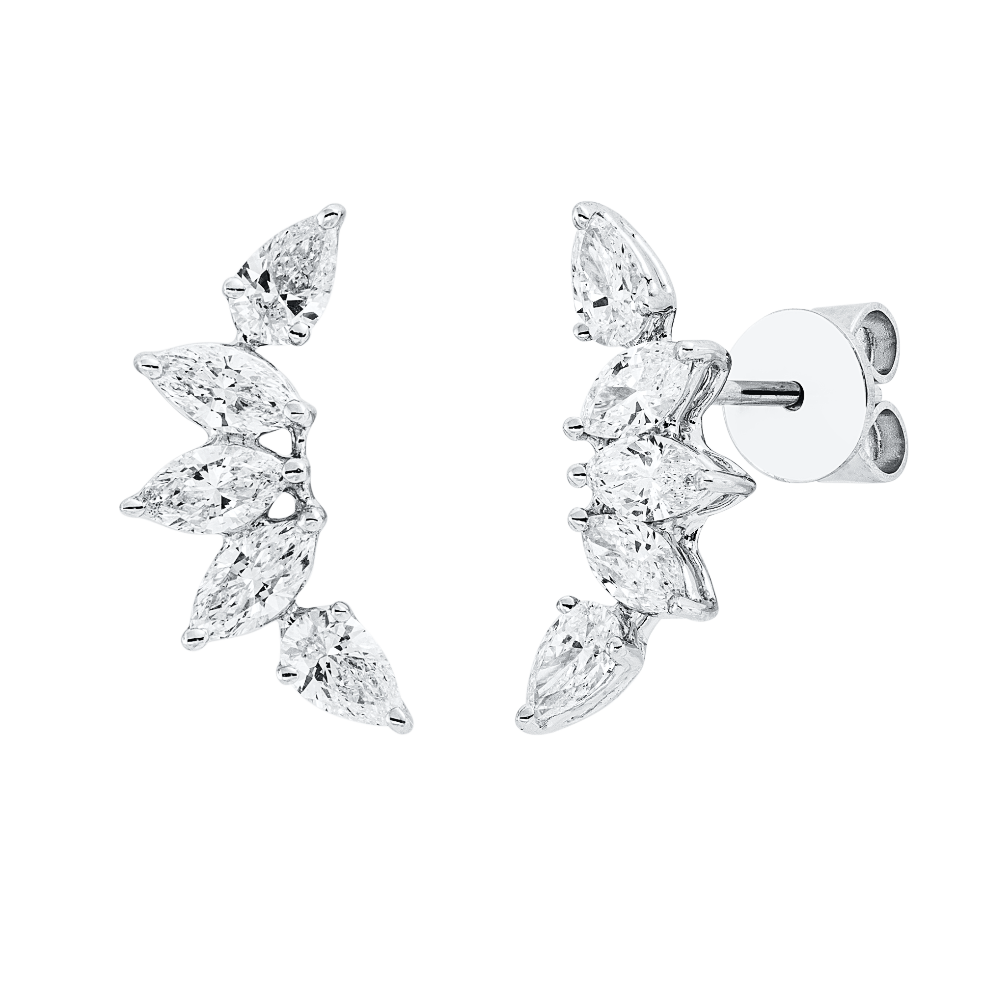 Ohrstecker 18 kt WG