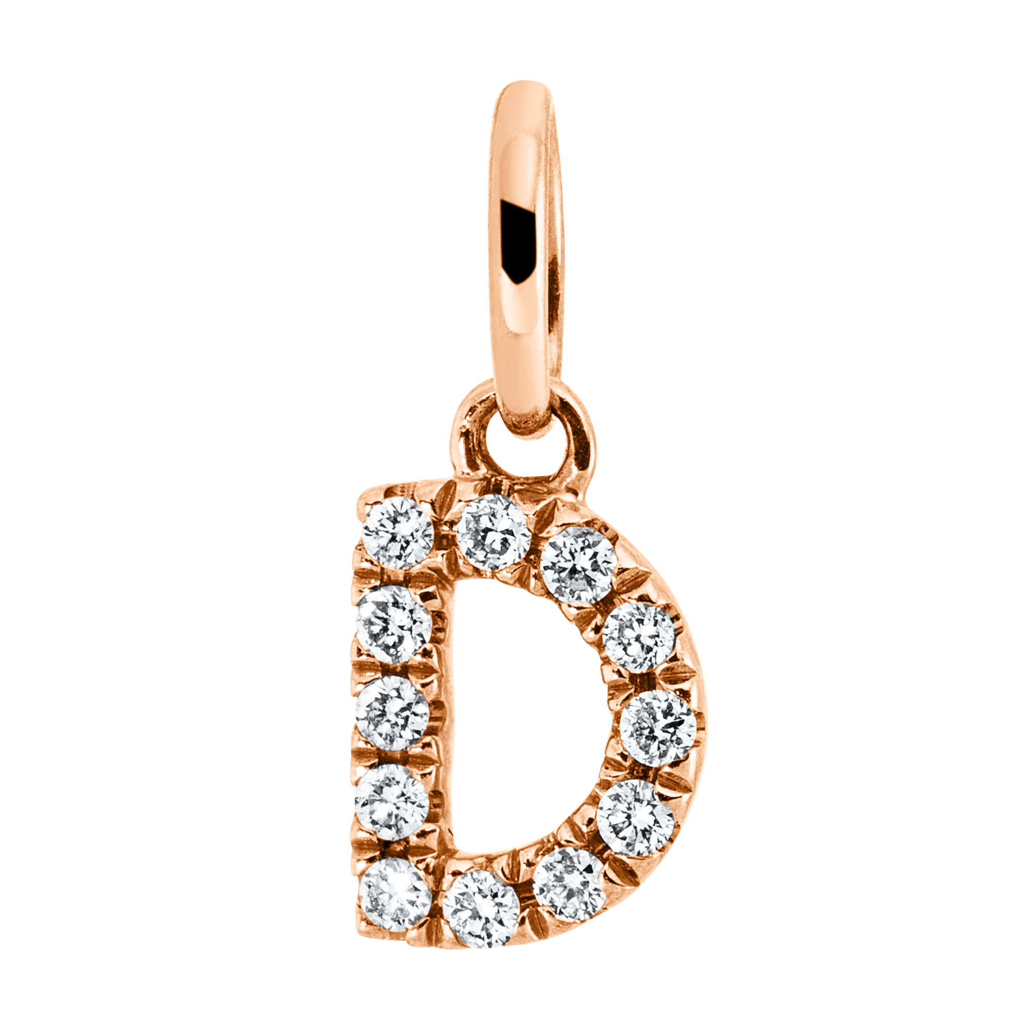Anhänger 18 kt RG D, mit Öse