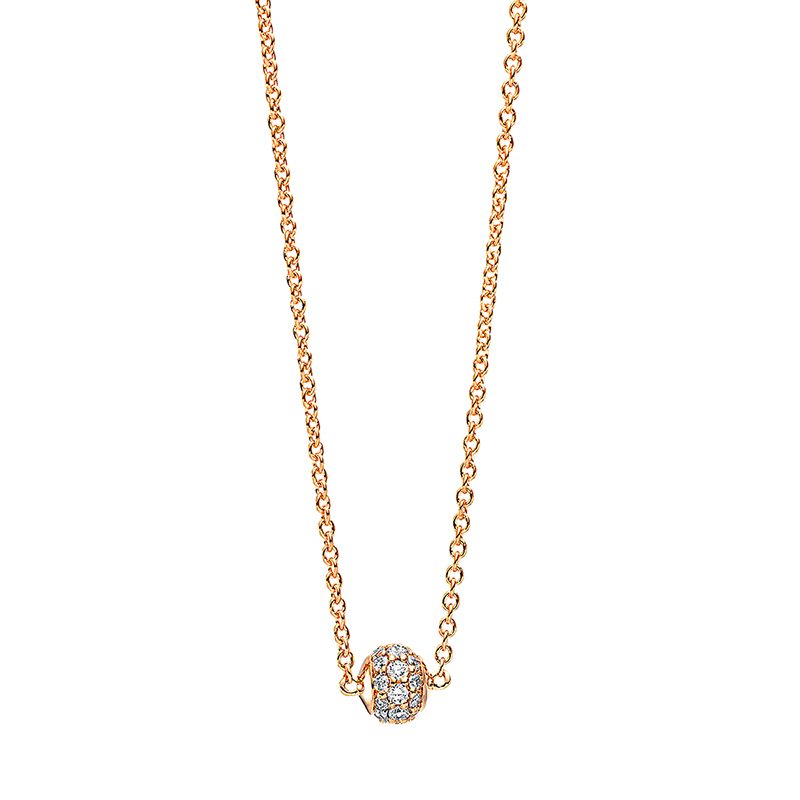 Collier 18 kt GG Kugel