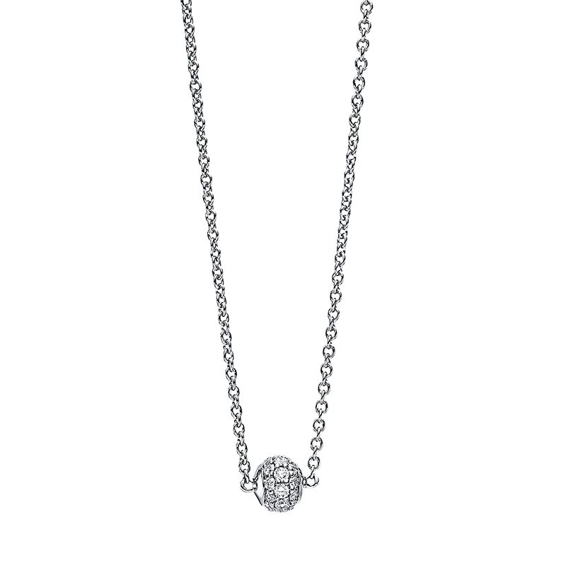 Collier 18 kt GG Kugel