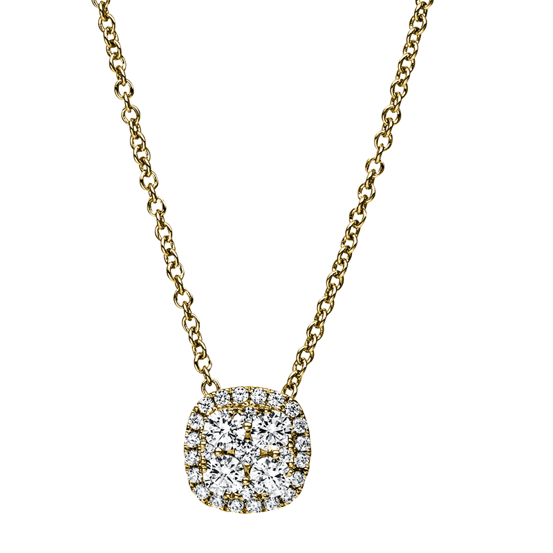 Collier 18 kt GG, mit ZÖ 40 cm