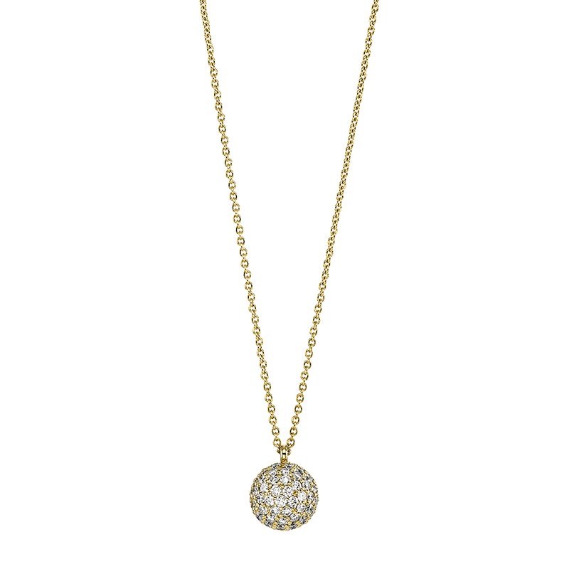 Collier 18 kt GG, mit Öse