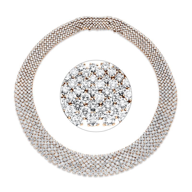 Collier 18 kt RG