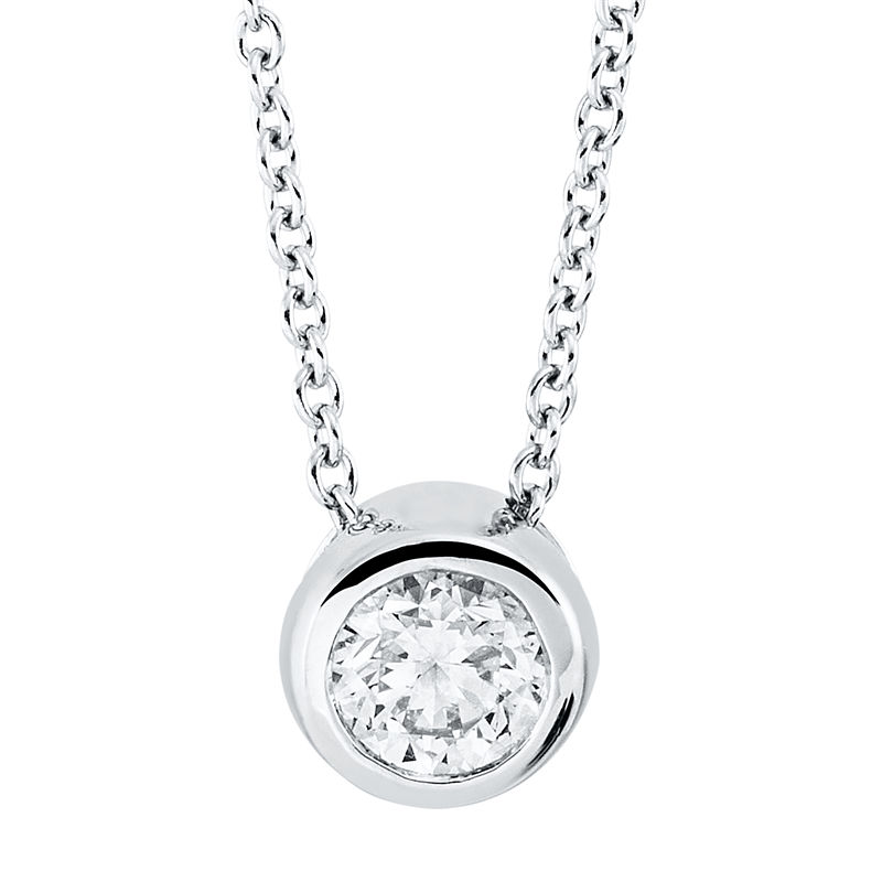 Collier Zarge 14 kt WG, GIA2356581227
