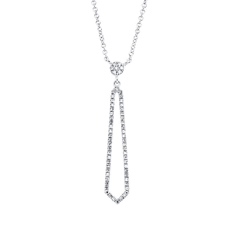 Collier 18 kt GG, mit ZÖ 40 cm + 43 cm
