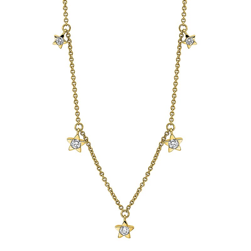 Collier 18 kt GG Stern
