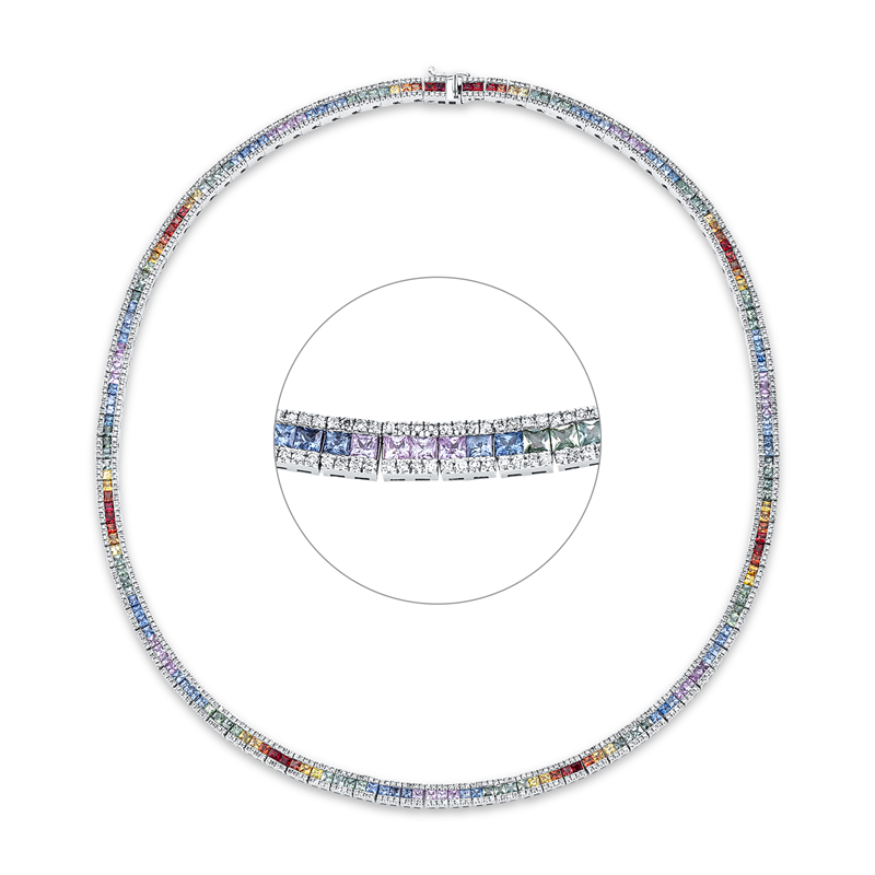 Collier 18 kt WG