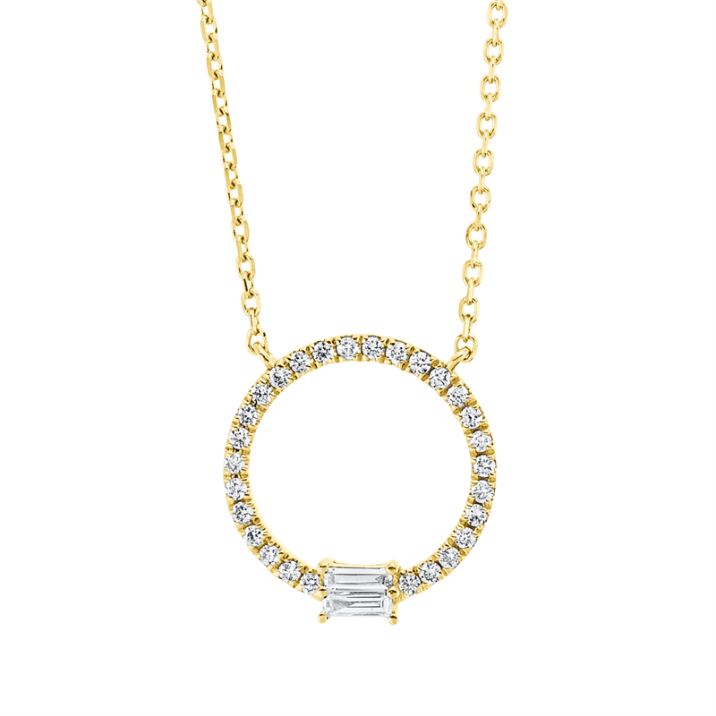 Collier 18 kt GG, mit ZÖ 40 cm