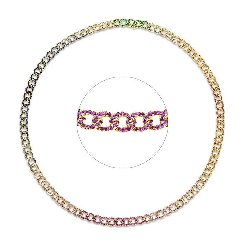 Collier 18 kt GG