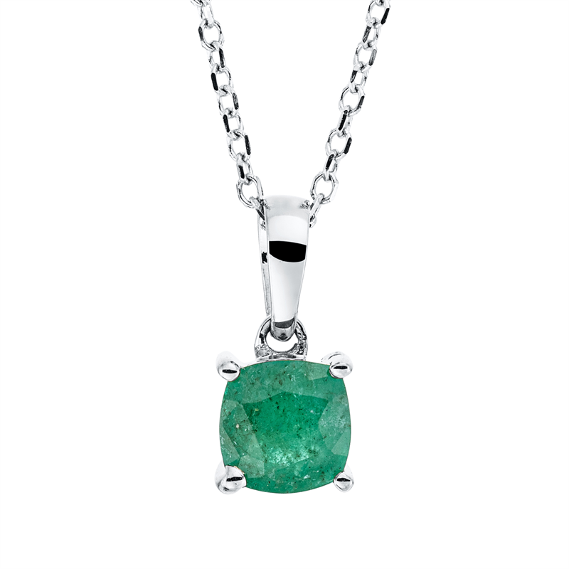 Collier 18 kt WG, mit ZÖ 42 cm