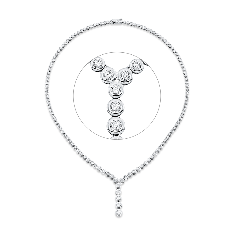 Collier 18 kt WG