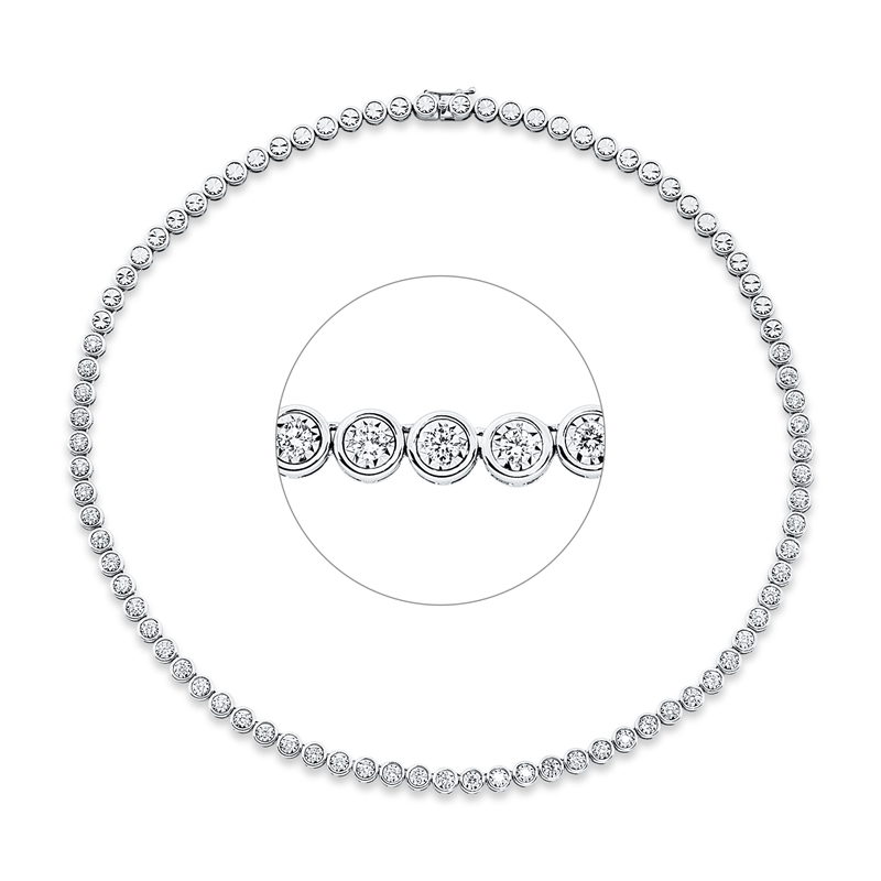 Collier 18 kt WG
