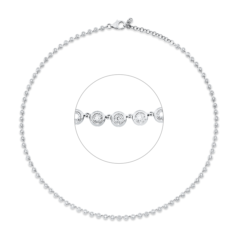 Collier 18 kt WG