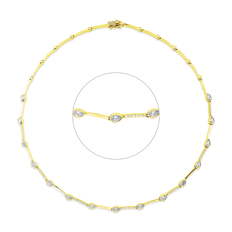 Collier 14 kt GG