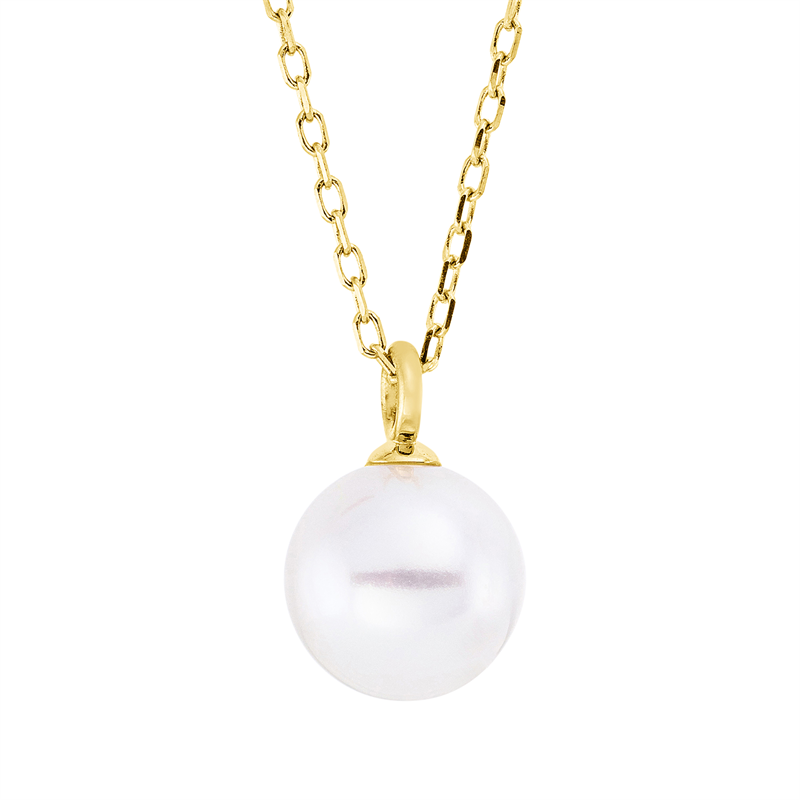 Collier 18 kt GG, mit ZÖ 40 cm + 43 cm