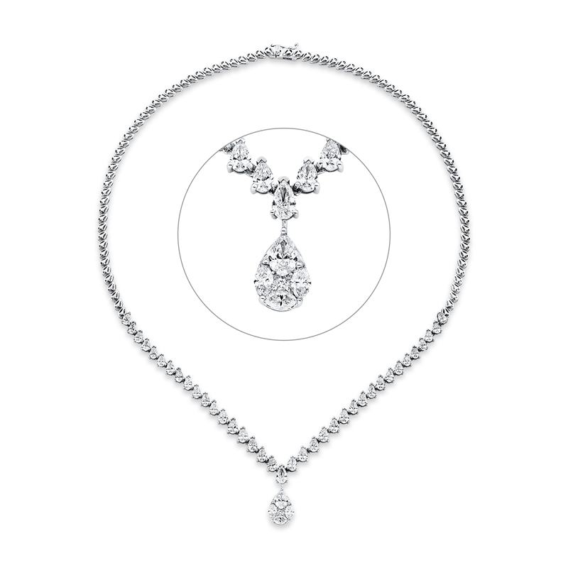 Collier 18 kt WG