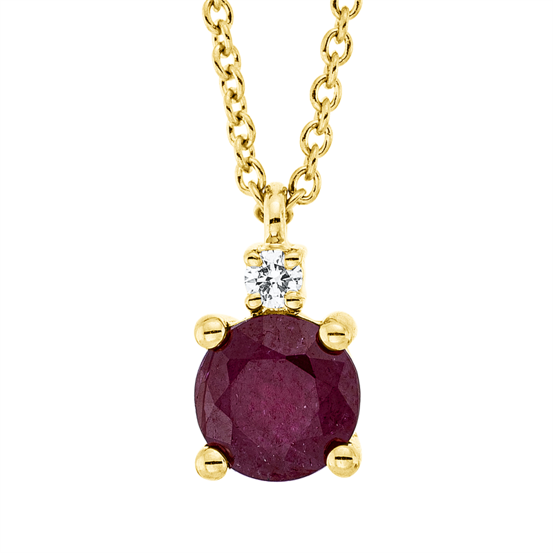 Collier 18 kt GG, mit Öse