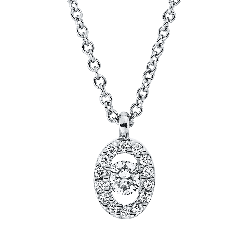 Collier 18 kt GG, mit ZÖ 41 cm + 39,5 cm