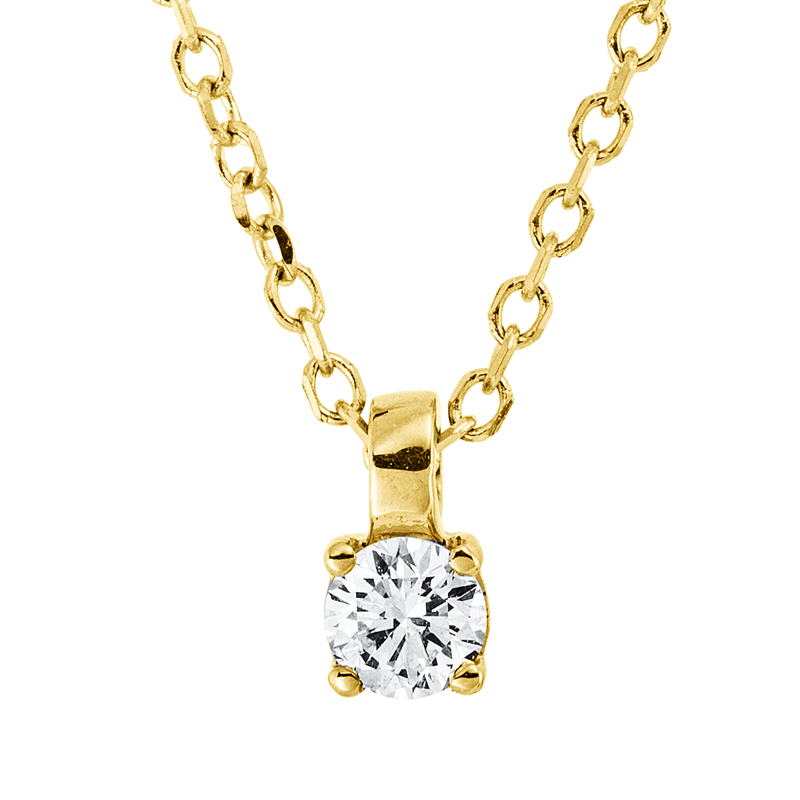 Collier 4er-Krappe 18 kt GG, mit ZÖ 42 cm