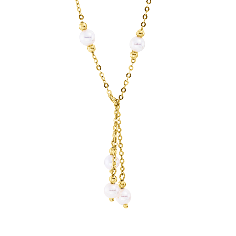 Collier 18 kt GG, mit ZÖ 43 cm