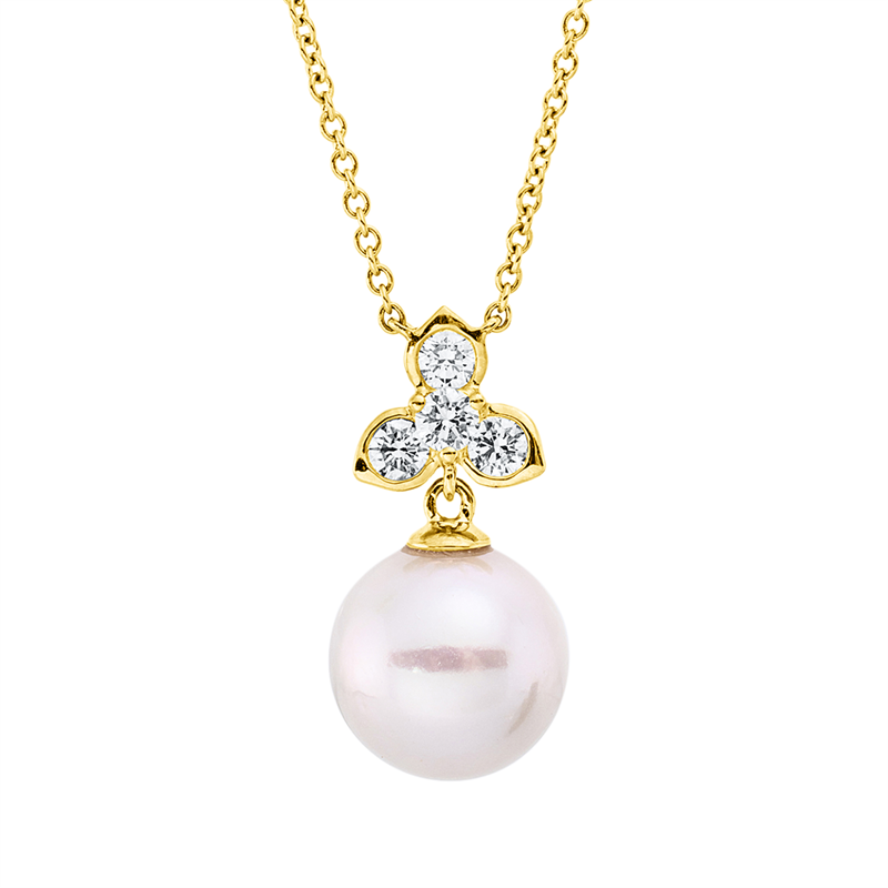 Collier 18 kt GG, mit ZÖ 40 cm